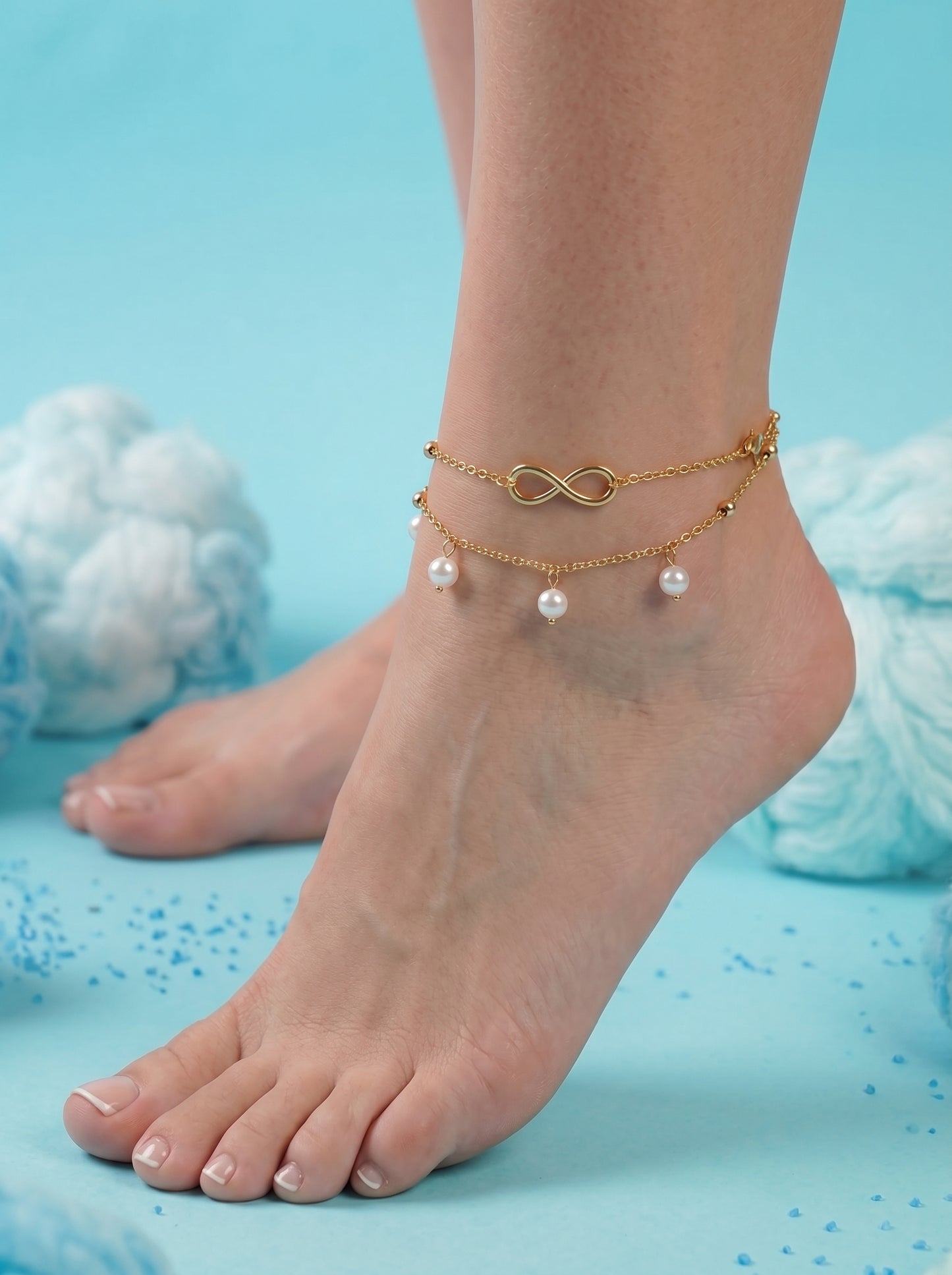 Anklet Chain Infinite Pearl
